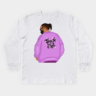 LH44 FO PURPLE Kids Long Sleeve T-Shirt